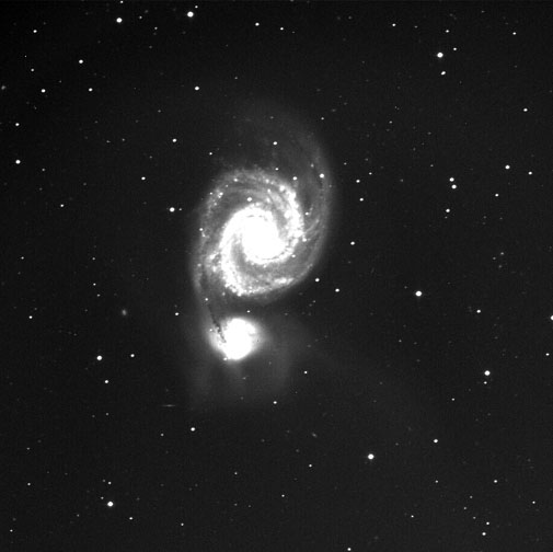 24 inch telescope image of M51